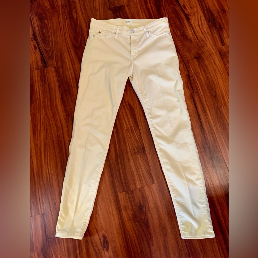 Hudson Jeans Off-White Skinny Jeans